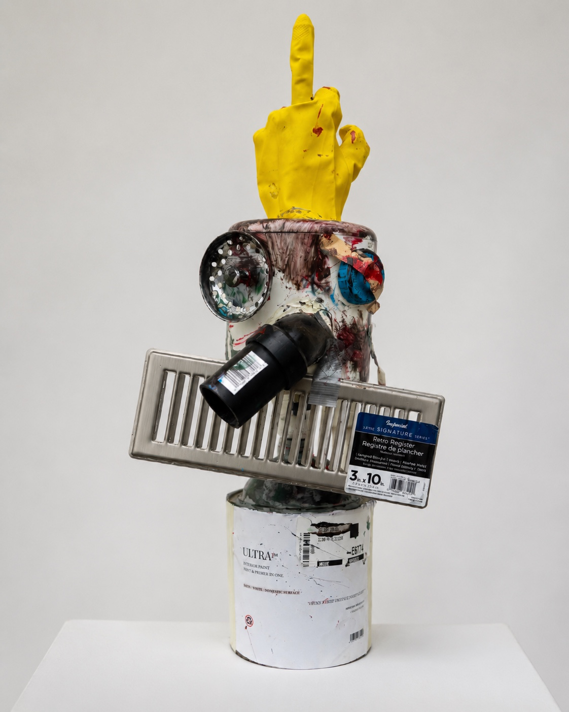 Look at Me found object assemblage